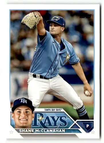 2023 Topps #236 Shane McClanahan NM Near Mint Rays ID:49636 - Baseball Card Single