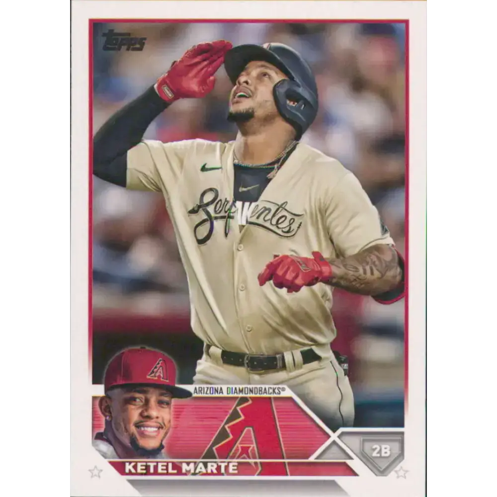 2023 Topps #239 Ketel Marte NM-MT Arizona Diamondbacks Baseball Card - Baseball Card Single