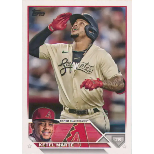 2023 Topps #239 Ketel Marte NM-MT Arizona Diamondbacks Baseball Card - Baseball Card Single