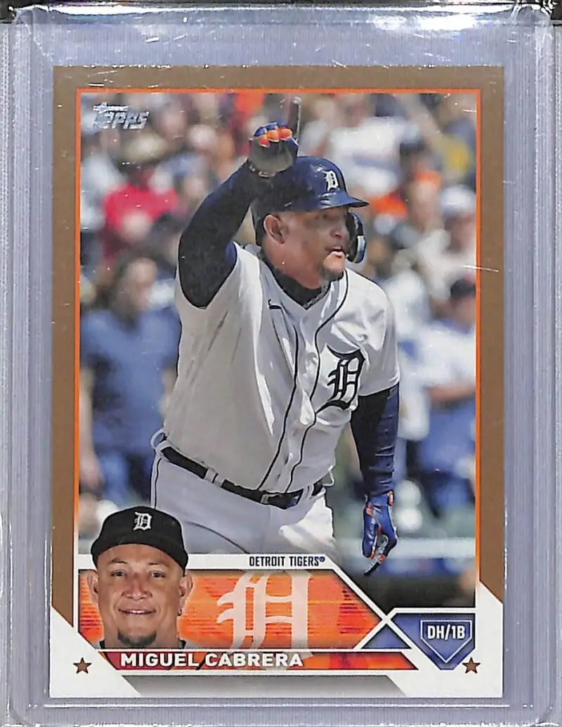 2023 Topps #24 Miguel Cabrera NM-MT 966/2023 Detroit Tigers - Baseball Card Single