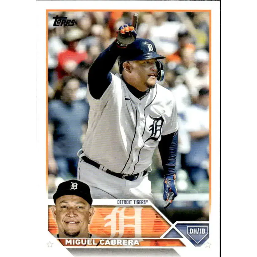 2023 Topps #24 Miguel Cabrera NM-MT Detroit Tigers Baseball Card - Baseball Card Single