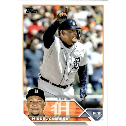 2023 Topps #24 Miguel Cabrera NM-MT Detroit Tigers Baseball Card - Baseball Card Single