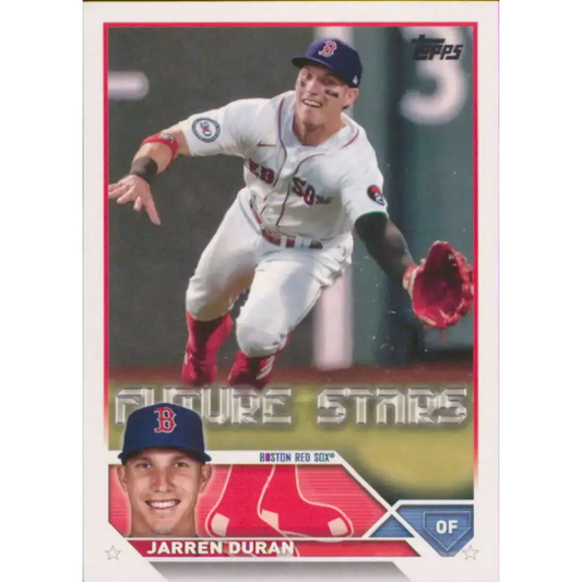 2023 Topps #242 Jarren Duran NM-MT Boston Red Sox Baseball Card - Baseball Card Single