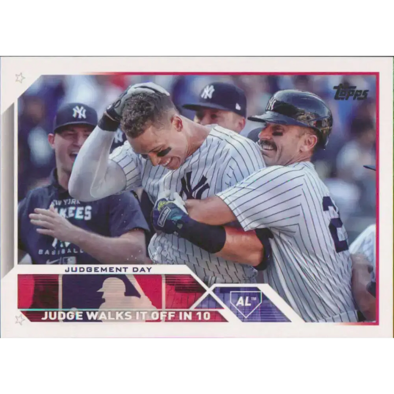 2023 Topps #245 Aaron Judge NM-MT New York Yankees Baseball Card - Baseball Card Single