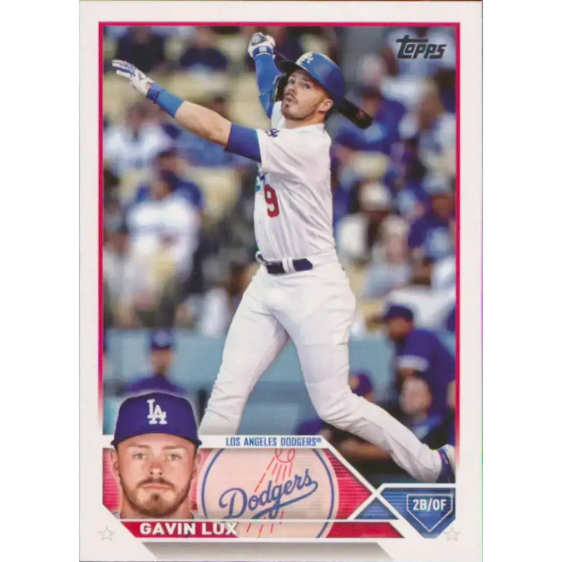 2023 Topps #247 Gavin Lux NM-MT Los Angeles Dodgers Baseball Card - Baseball Card Single