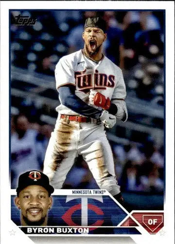 2023 Topps Byron Buxton baseball card with original gloss Twins ID 50102
