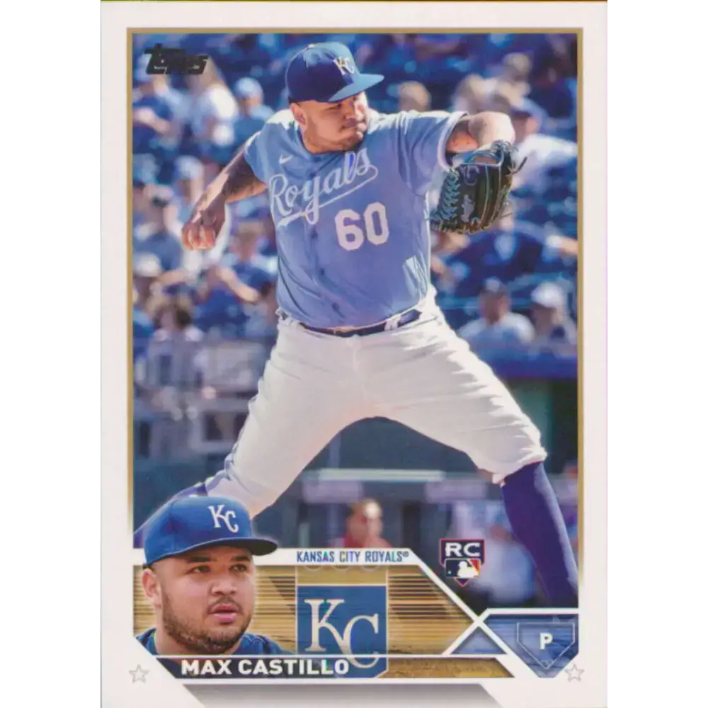 2023 Topps #251 Max Castillo NM-MT RC Rookie Kansas City Royals Baseball Card - Baseball Card Single