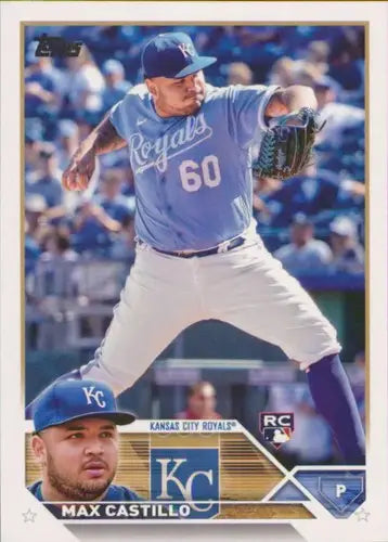 2023 Topps #251 Max Castillo NM-MT RC Rookie Royals ID:50017 - Baseball Card Single