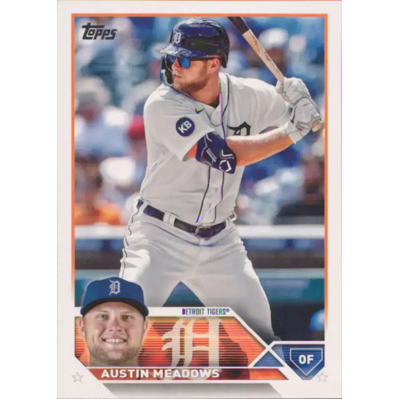 2023 Topps #252 Austin Meadows NM-MT Detroit Tigers Baseball Card - Baseball Card Single