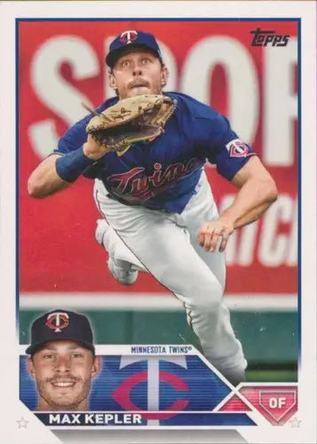 2023 Topps Max Kepler baseball card with original gloss, Max Kepler NM-MT Twins ID 50273