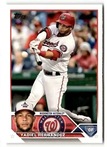 2023 Topps #257 Yadiel Hernandez NM ID:50783 - Baseball Card Single