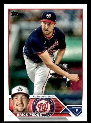 2023 Topps #258 Erick Fedde - Baseball Card Single