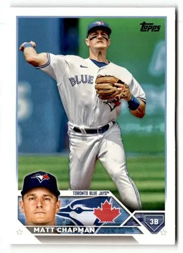 2023 Topps Matt Chapman baseball card with original gloss featuring Matt Chapman and Simply Sandoval