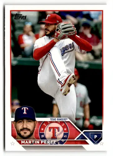 2023 Topps #261 Martin Perez NM-MT Rangers ID:49506 - Baseball Card Single