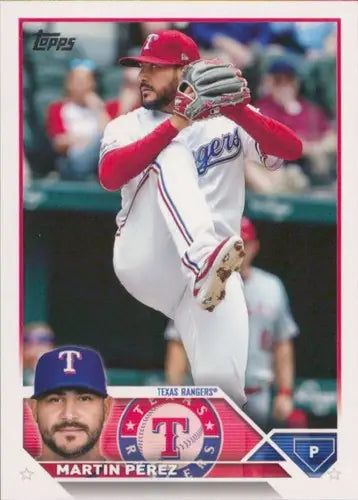 2023 Topps #261 Martin Perez NM-MT Rangers ID:50094 - Baseball Card Single