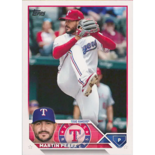 2023 Topps #261 Martin Perez NM-MT Texas Rangers Baseball Card - Baseball Card Single