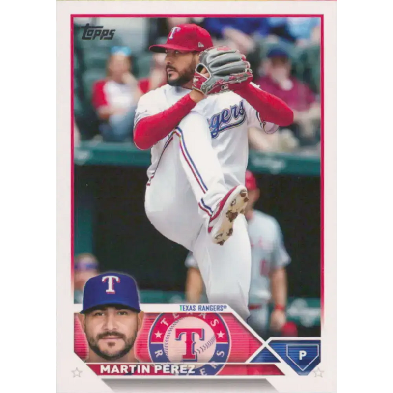 2023 Topps #261 Martin Perez NM-MT Texas Rangers Baseball Card - Baseball Card Single