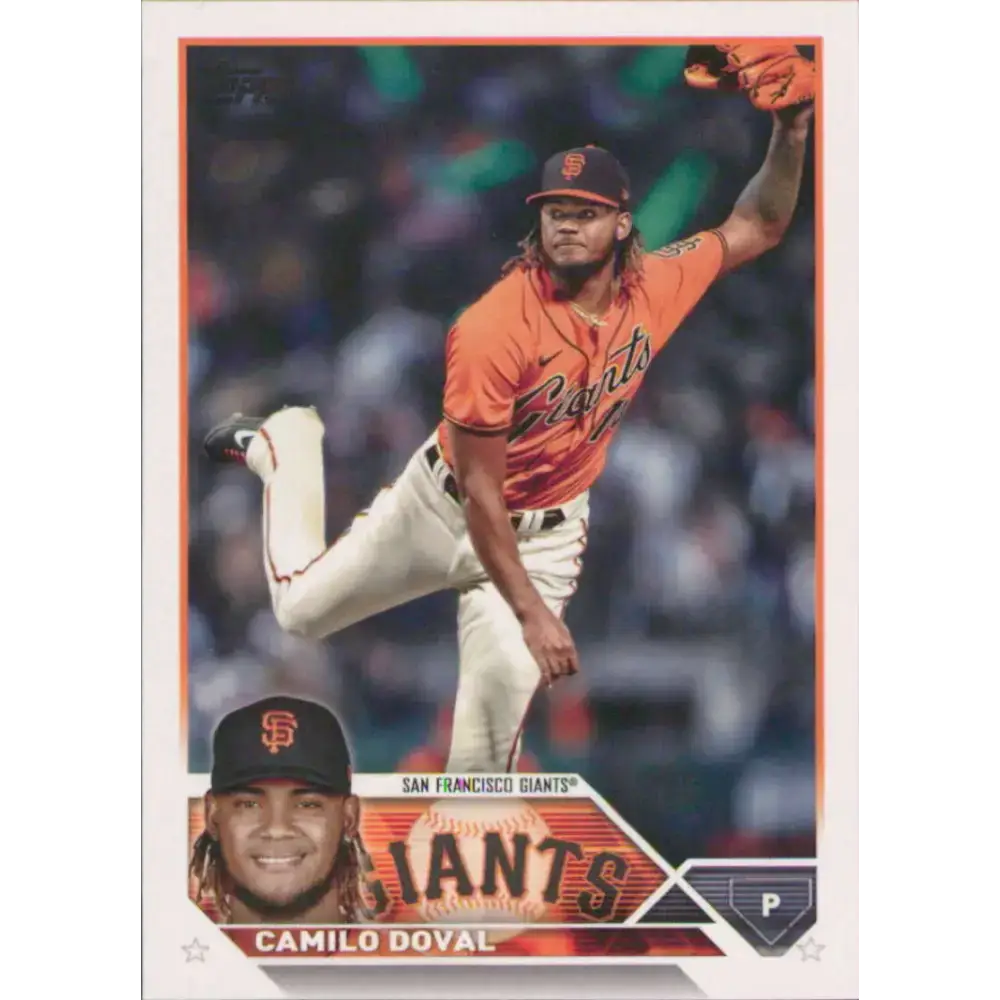 2023 Topps #262 Camilo Doval NM-MT San Francisco Giants Baseball Card - Baseball Card Single