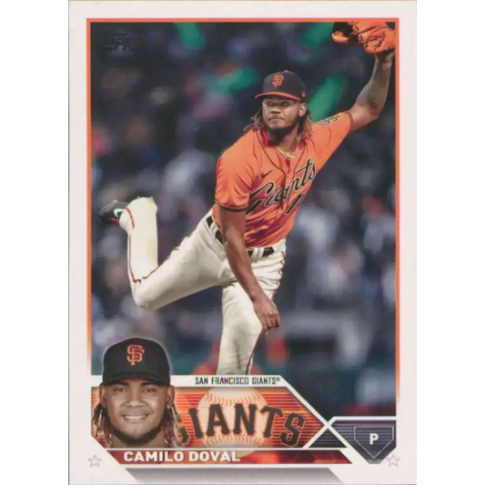 2023 Topps #262 Camilo Doval NM-MT San Francisco Giants Baseball Card - Baseball Card Single