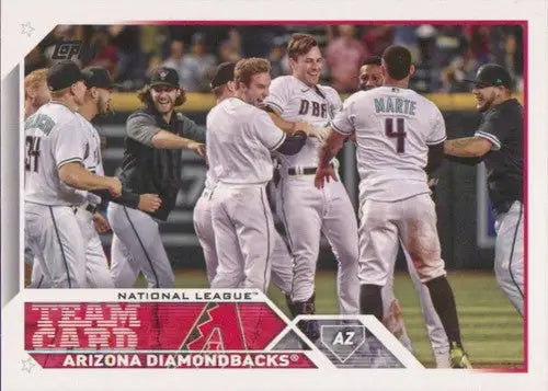 2023 Topps Arizona Diamondbacks baseball card with original gloss and NM-MT condition