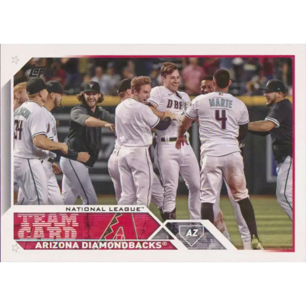 2023 Topps #263 Arizona Diamondbacks NM-MT Team Card Baseball Card - Baseball Card Single