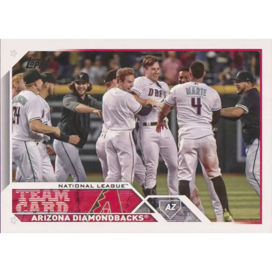 2023 Topps #263 Arizona Diamondbacks NM-MT Team Card Baseball Card - Baseball Card Single