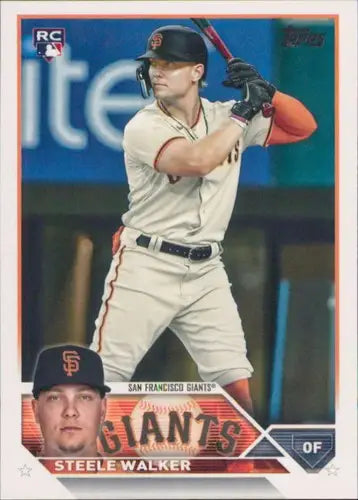 2023 Topps #264 Steele Walker NM-MT RC Rookie Giants ID:58650 - Baseball Card Single