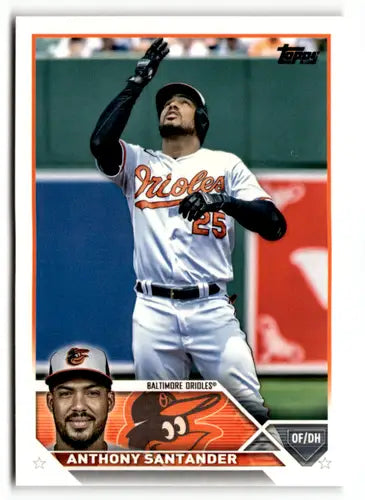2023 Topps #265 Anthony Santander EX/NM Orioles ID:50061 - Baseball Card Single