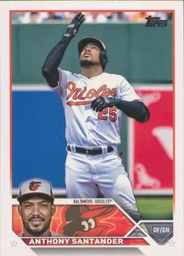 2023 Topps #265 Anthony Santander NM-MT Orioles ID:76223 - Baseball Card Single