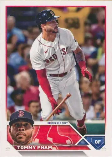 2023 Topps Tommy Pham baseball card with original gloss from Simply Sandoval collection