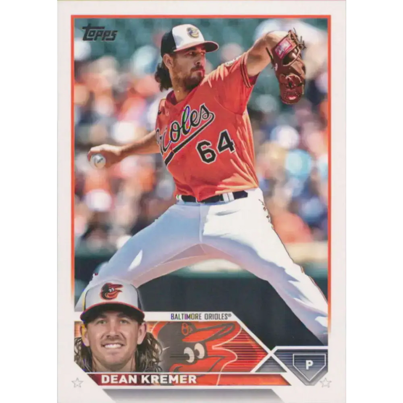 2023 Topps #267 Dean Kremer NM-MT Baltimore Orioles Baseball Card - Baseball Card Single