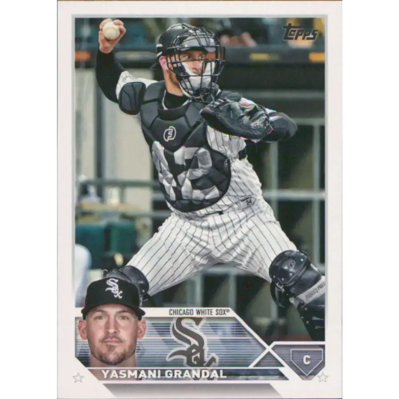 2023 Topps #268 Yasmani Grandal NM-MT Chicago White Sox Baseball Card - Baseball Card Single