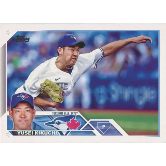 2023 Topps #270 Yusei Kikuchi NM-MT Toronto Blue Jays Baseball Card - Baseball Card Single