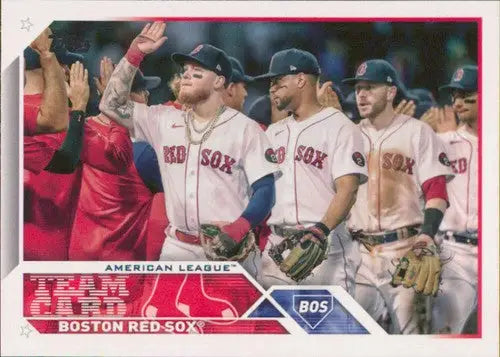 2023 Topps #273 Boston Red Sox NM-MT ID:49774 - Baseball Card Single
