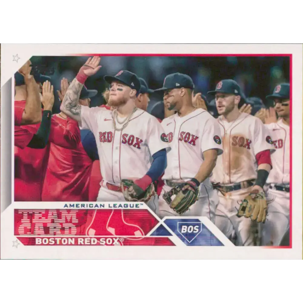 2023 Topps #273 Boston Red Sox NM-MT Team Card Baseball Card - Baseball Card Single