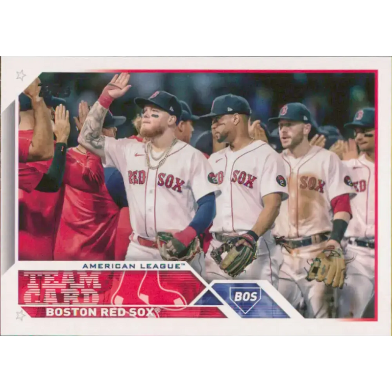 2023 Topps #273 Boston Red Sox NM-MT Team Card Baseball Card - Baseball Card Single