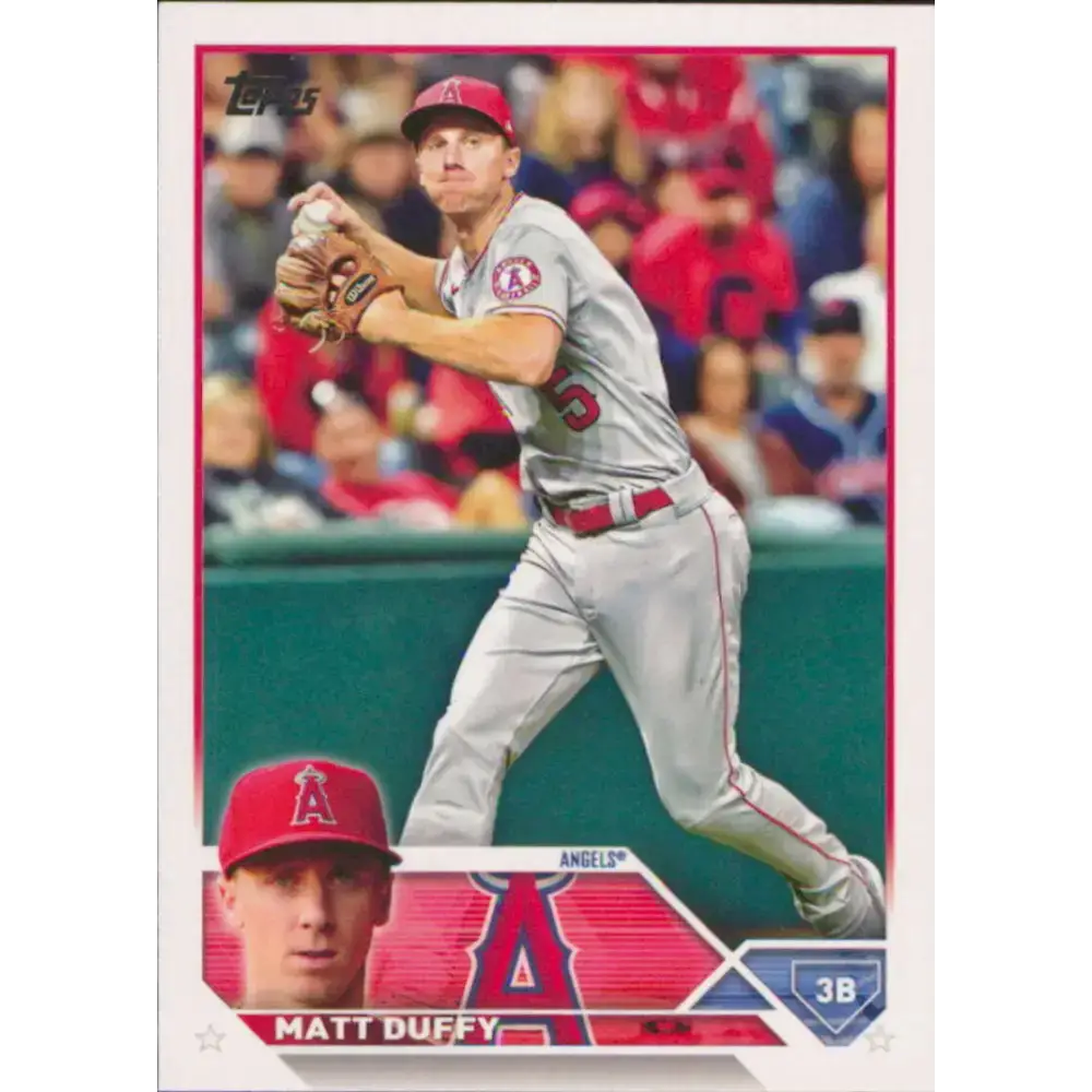 2023 Topps #274 Matt Duffy NM-MT Los Angeles Angels Baseball Card - Baseball Card Single