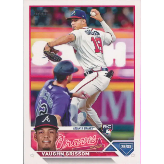 2023 Topps #275 Vaughn Grissom NM-MT RC Rookie Atlanta Braves Baseball Card - Baseball Card Single