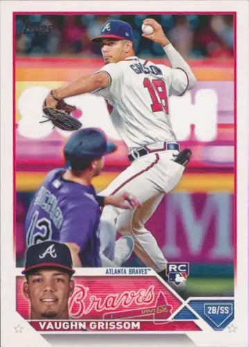 2023 Topps #275 Vaughn Grissom NM-MT RC Rookie Braves ID:58630 - Baseball Card Single