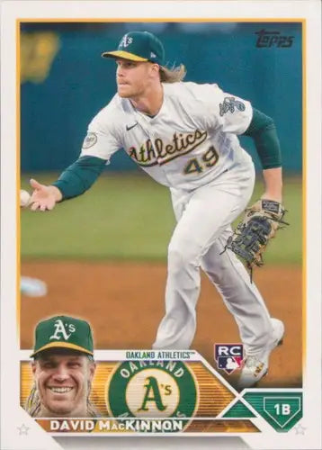 2023 Topps #276 David MacKinnon NM-MT RC Rookie Athletics ID:76226 - Baseball Card Single