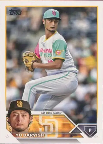 2023 Topps #279 Yu Darvish NM-MT Padres ID:52642 - Baseball Card Single