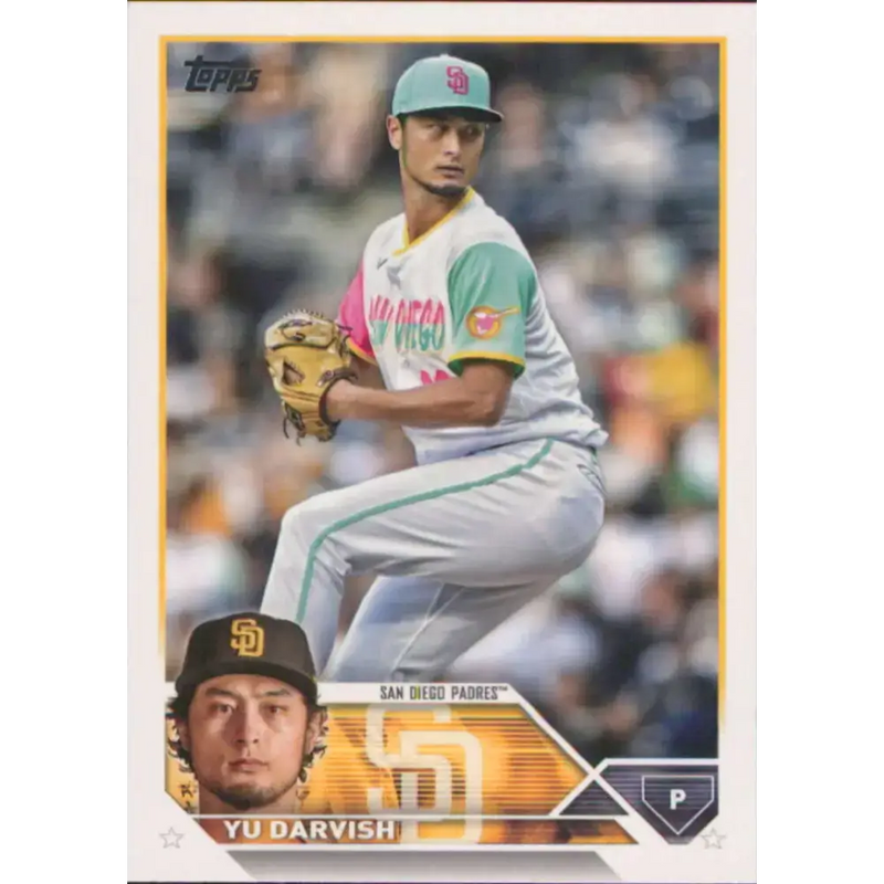 2023 Topps #279 Yu Darvish NM-MT San Diego Padres Baseball Card - Baseball Card Single
