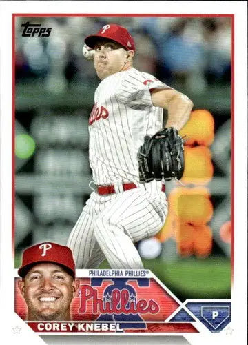 2023 Topps #28 Corey Knebel NM-MT Phillies ID:58673 - Baseball Card Single