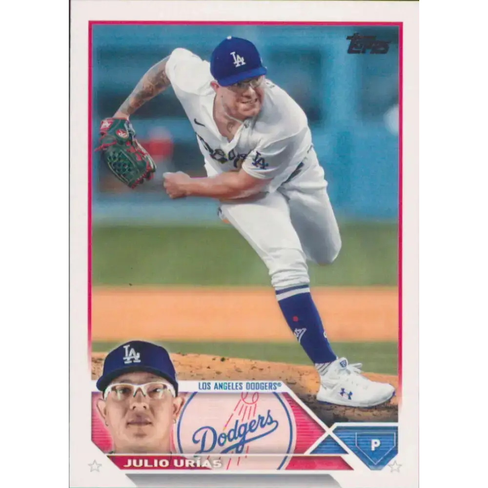 2023 Topps #280 Julio Urias NM-MT Los Angeles Dodgers Baseball Card - Baseball Card Single