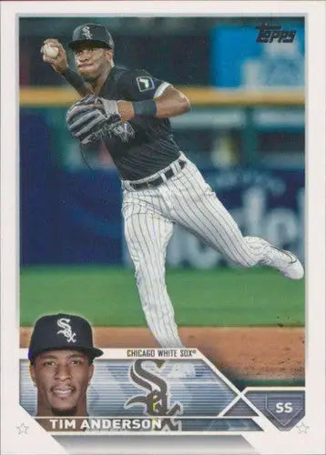2023 Topps Tim Anderson baseball card with original gloss and NM-MT condition