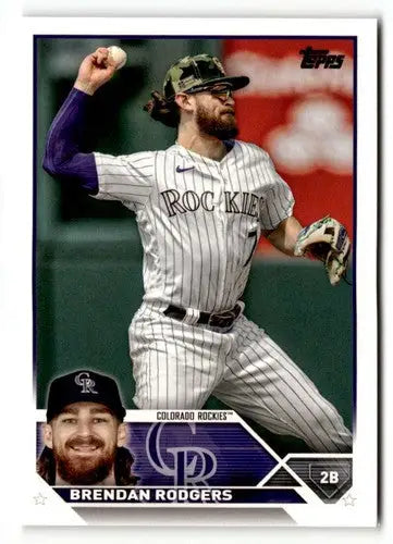 2023 Topps #287 Brendan Rodgers NM ID:50692 - Baseball Card Single