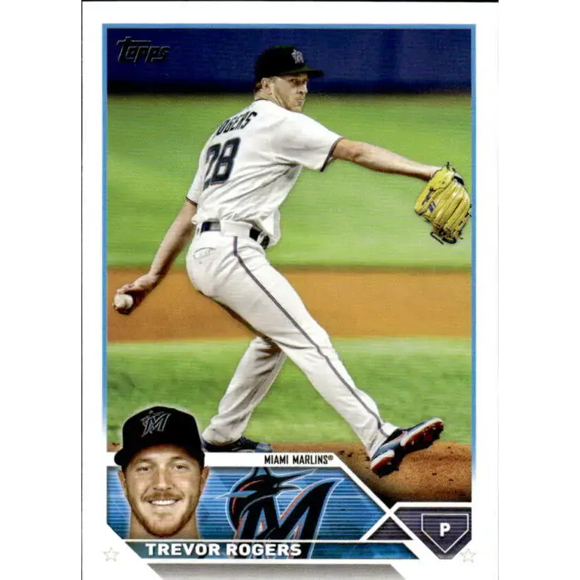 2023 Topps #29 Trevor Rogers NM-MT Miami Marlins Baseball Card - Baseball Card Single