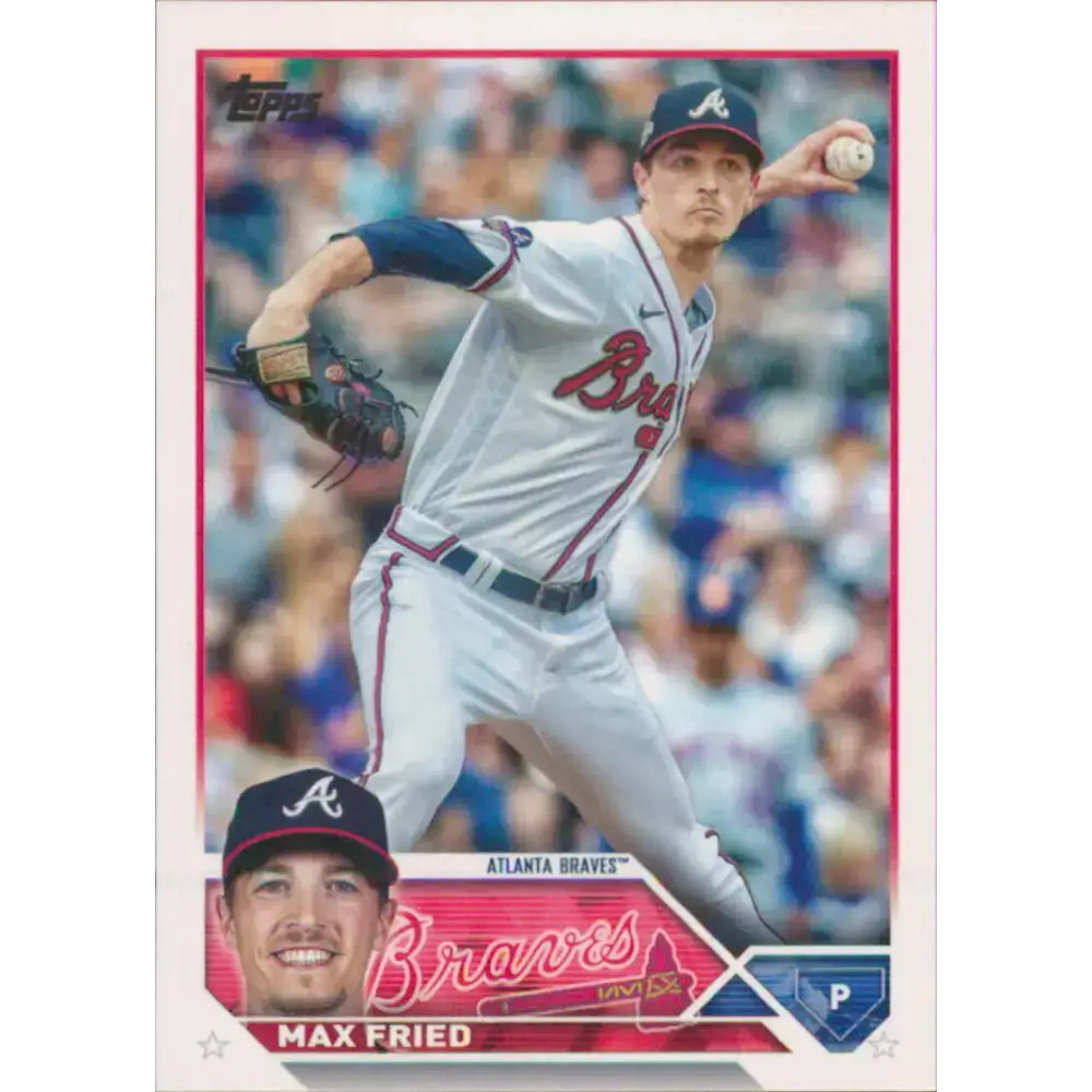 2023 Topps #290 Max Fried NM-MT Atlanta Braves Baseball Card - Baseball Card Single