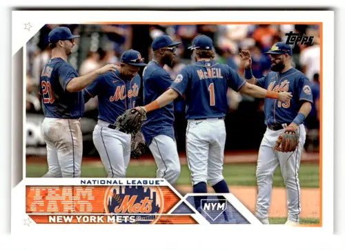 2023 Topps New York Mets baseball card featuring Simply Sandoval, original gloss NM