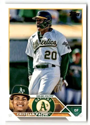 2023 Topps #296 Cristian Pache EX/NM ID:50533 - Baseball Card Single